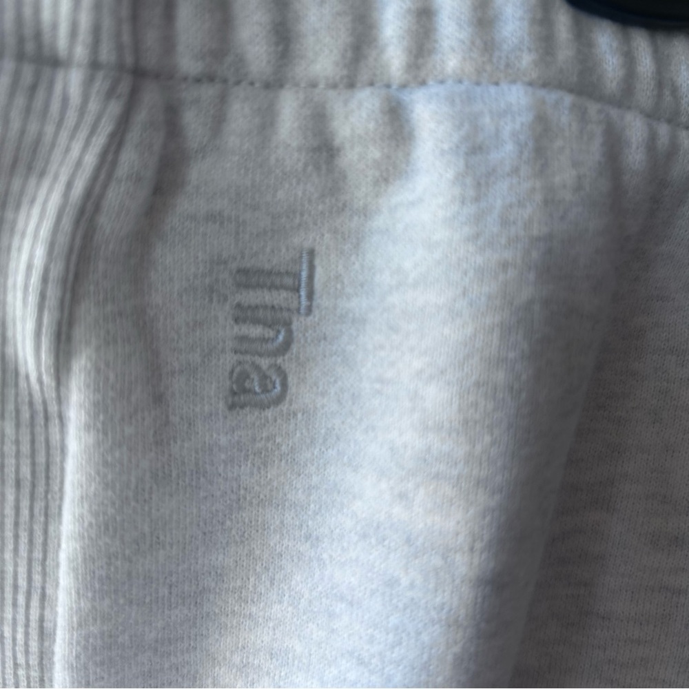 TNA Cozy BF Heather Cloud Gray Drawstring Athletic 5” Shorts, Women’s XXL - Picture 5 of 8